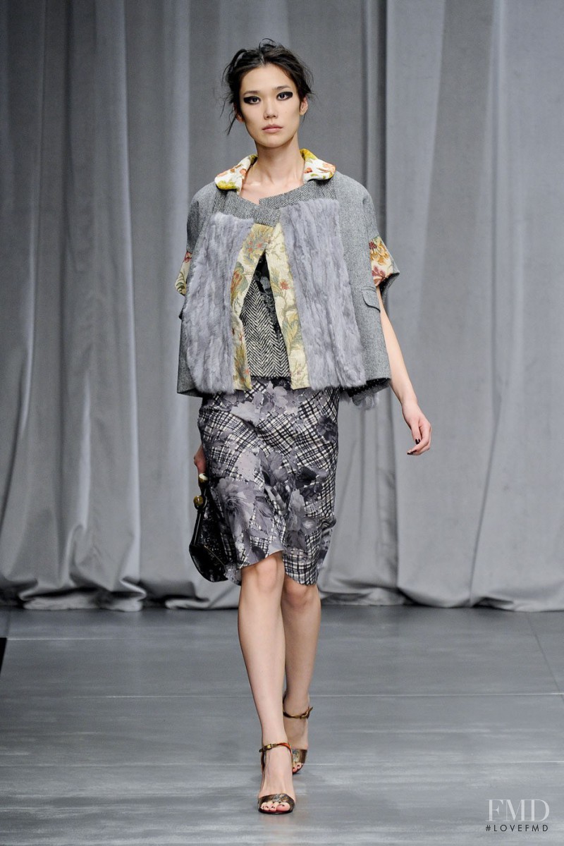 Tao Okamoto featured in  the Antonio Marras fashion show for Autumn/Winter 2012