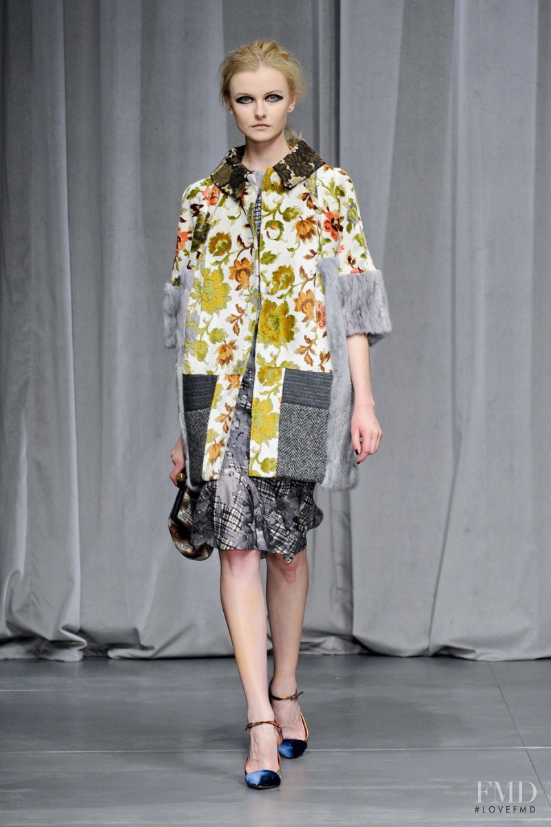 Kamila Filipcikova featured in  the Antonio Marras fashion show for Autumn/Winter 2012
