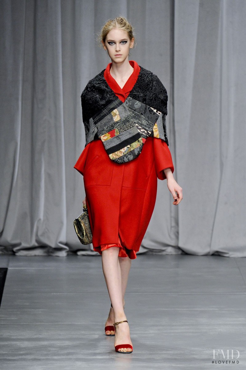 Jemma Baines featured in  the Antonio Marras fashion show for Autumn/Winter 2012