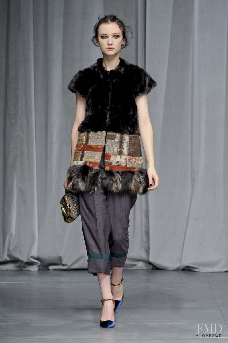 Dempsey Stewart featured in  the Antonio Marras fashion show for Autumn/Winter 2012