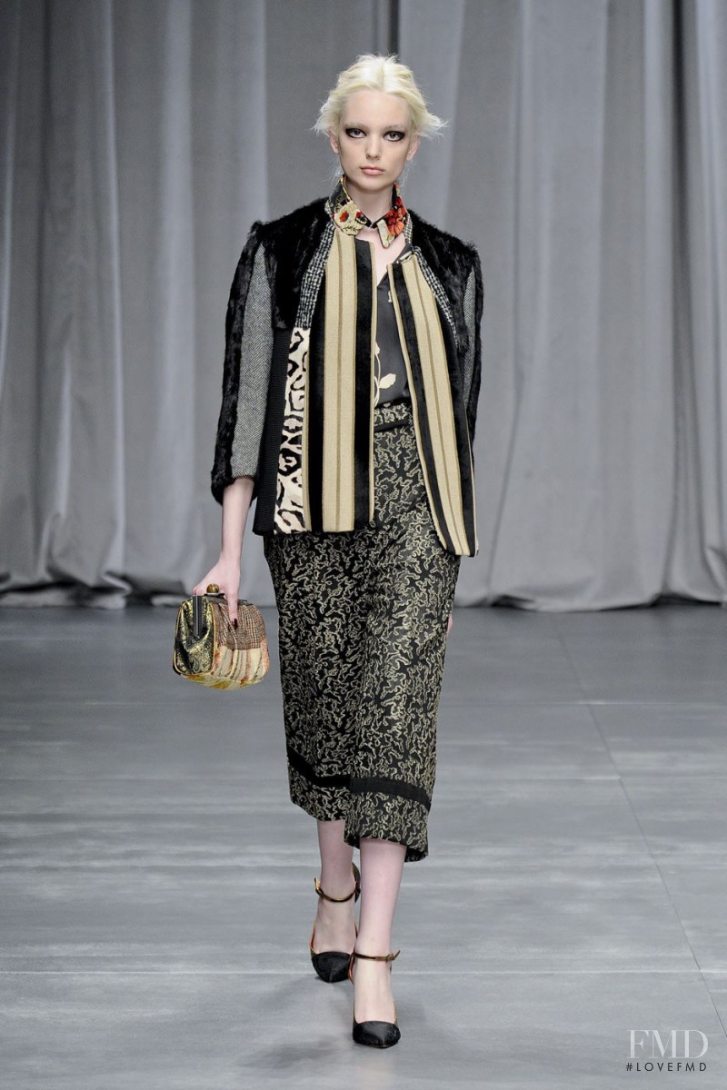 Chrystal Copland featured in  the Antonio Marras fashion show for Autumn/Winter 2012