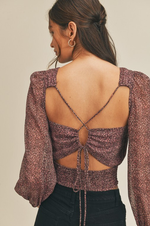 Kiana Carroll featured in  the Lush catalogue for Pre-Fall 2022