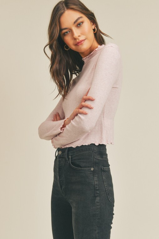 Kiana Carroll featured in  the Lush catalogue for Pre-Fall 2022