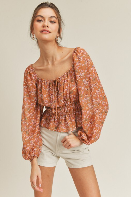Kiana Carroll featured in  the Lush catalogue for Pre-Fall 2022