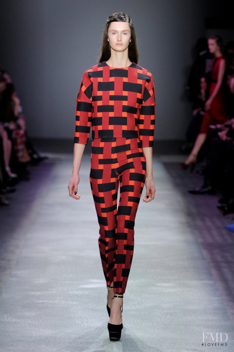 Mackenzie Drazan featured in  the Giambattista Valli fashion show for Autumn/Winter 2012