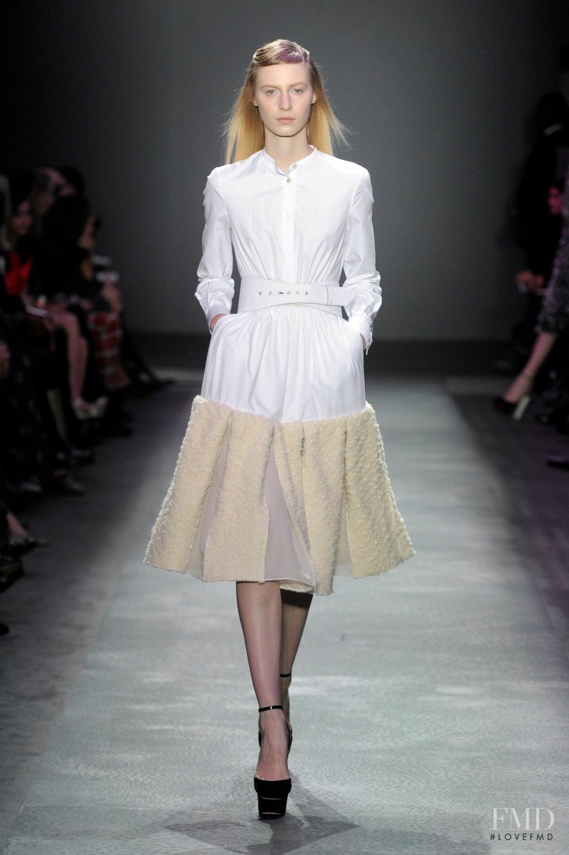 Julia Nobis featured in  the Giambattista Valli fashion show for Autumn/Winter 2012