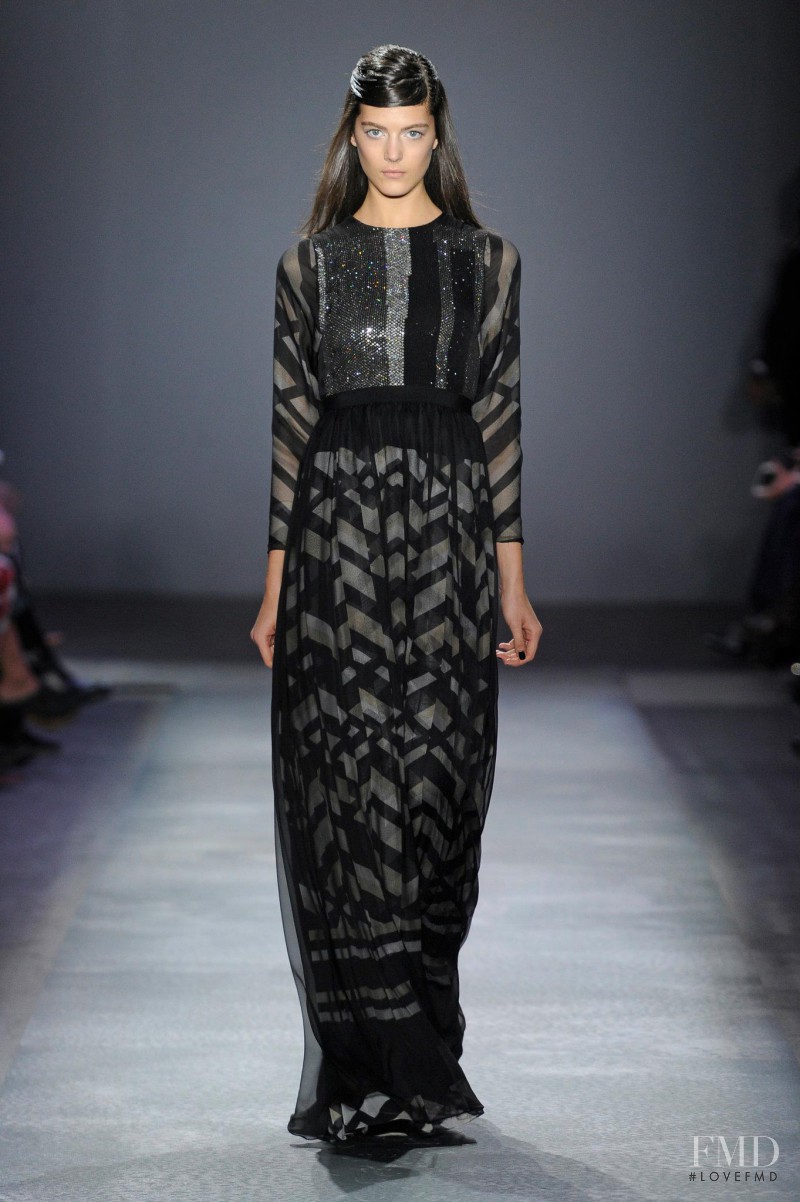Katryn Kruger featured in  the Giambattista Valli fashion show for Autumn/Winter 2012