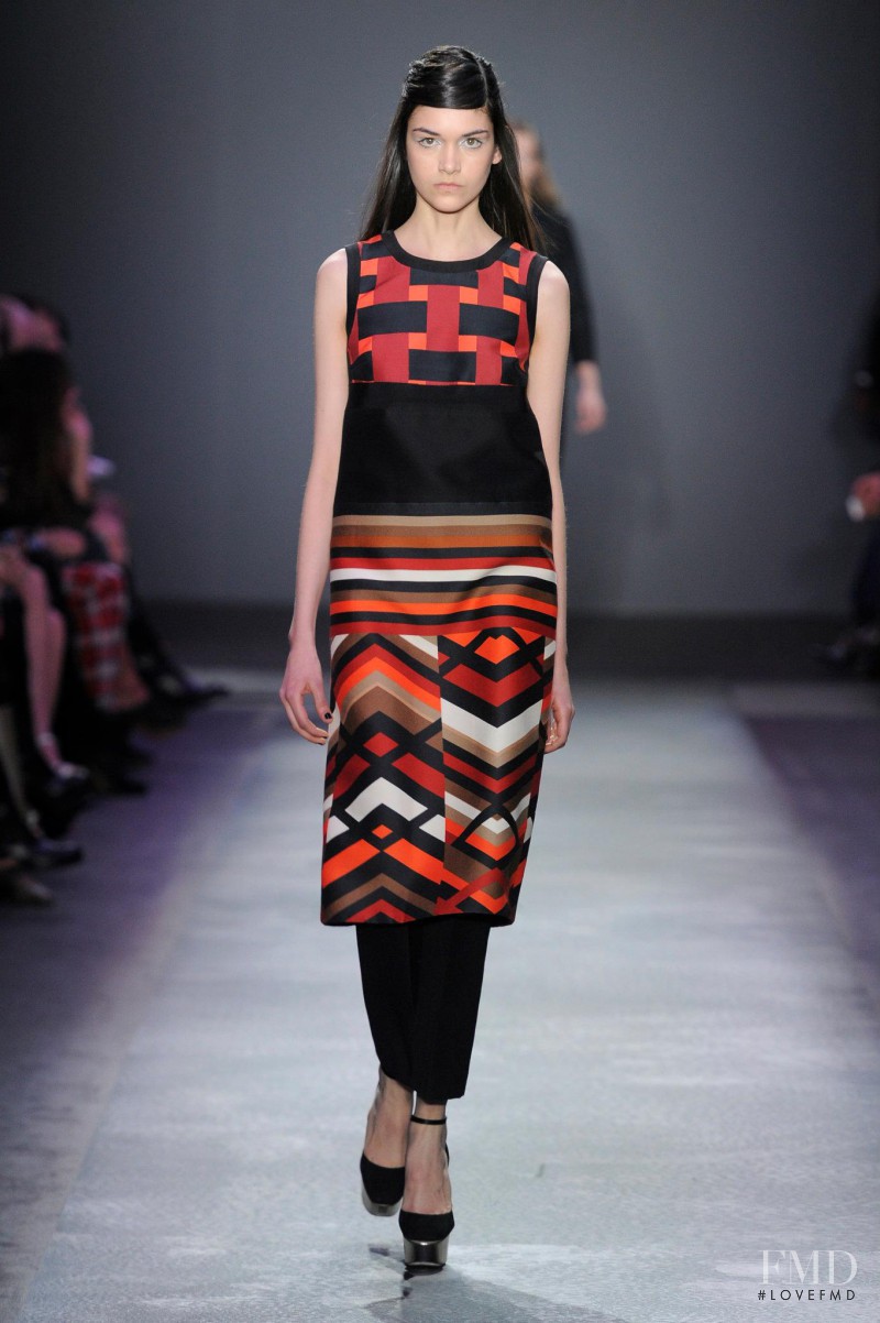 Isabella Melo featured in  the Giambattista Valli fashion show for Autumn/Winter 2012