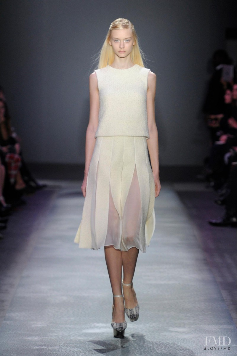 Nastya Kusakina featured in  the Giambattista Valli fashion show for Autumn/Winter 2012