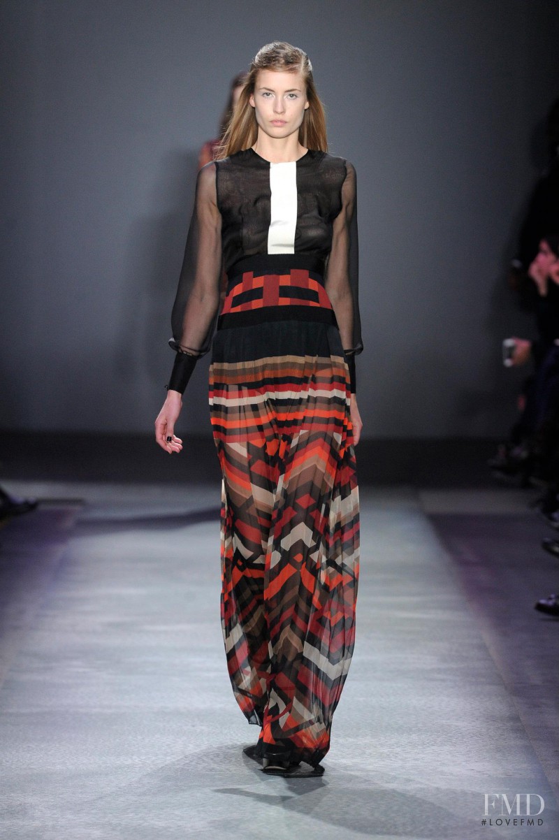 Nadja Bender featured in  the Giambattista Valli fashion show for Autumn/Winter 2012
