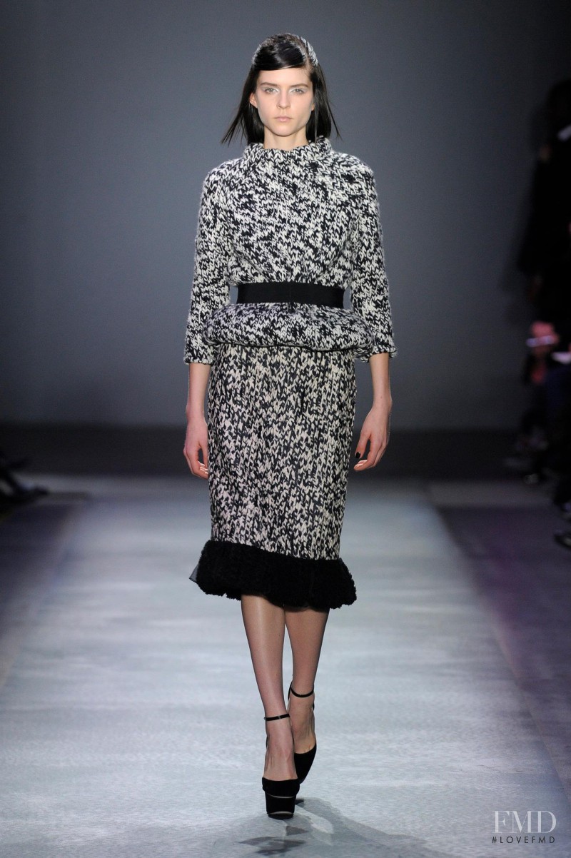 Kel Markey featured in  the Giambattista Valli fashion show for Autumn/Winter 2012