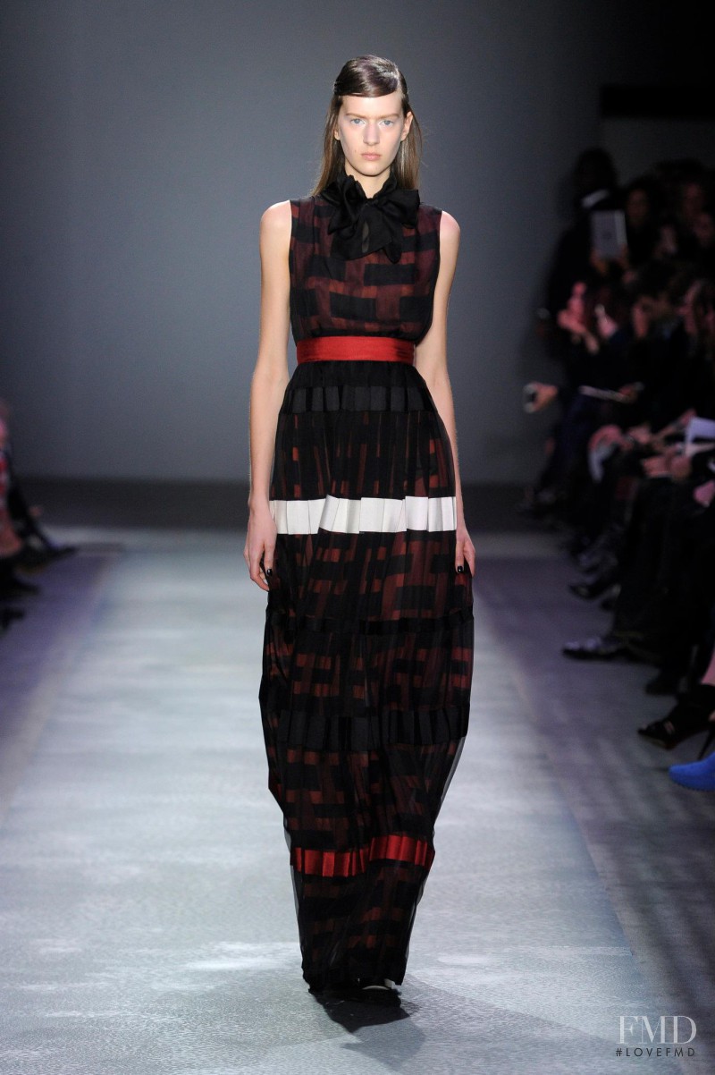 Carla Gebhart featured in  the Giambattista Valli fashion show for Autumn/Winter 2012