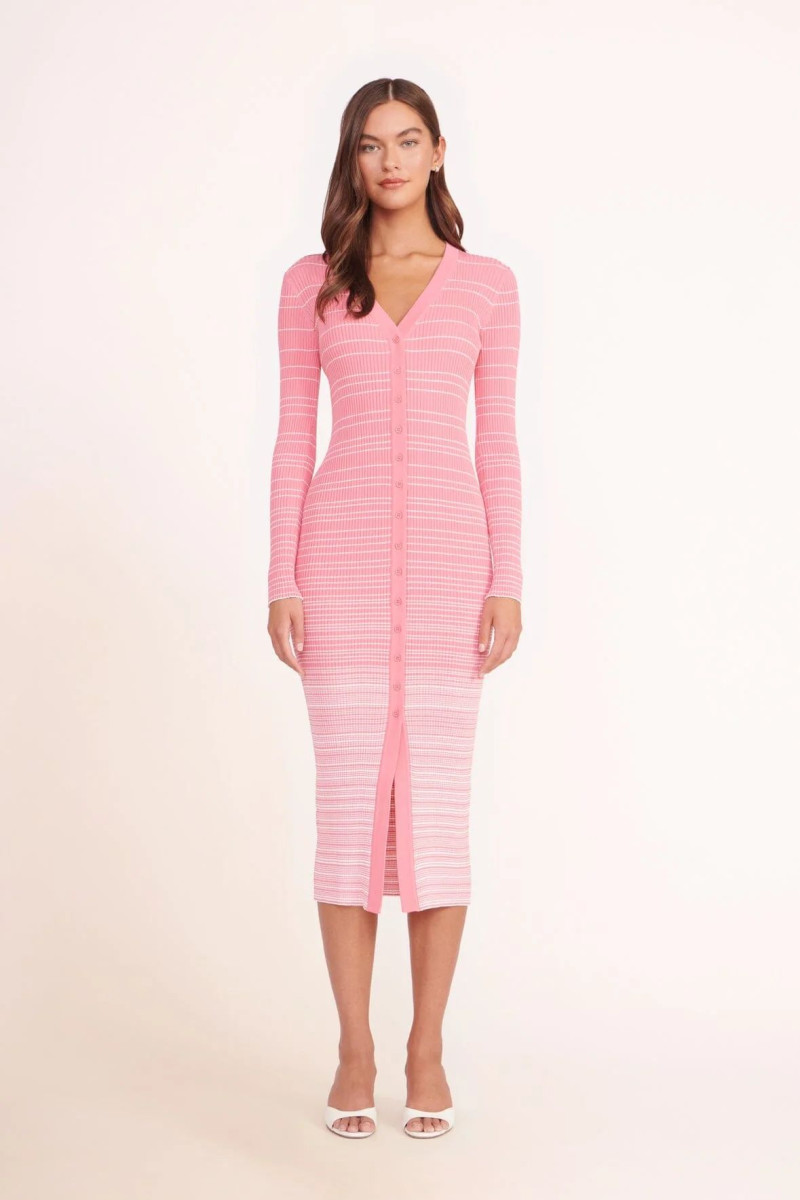 Kiana Carroll featured in  the Staud catalogue for Spring/Summer 2024