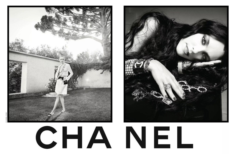 Rianne Van Rompaey featured in  the Chanel advertisement for Spring/Summer 2024