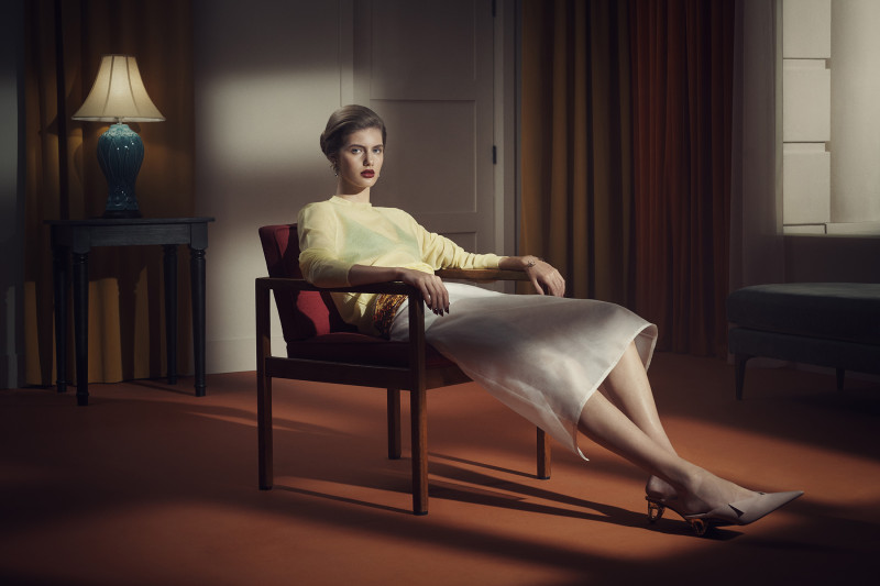 Rosalieke Fuchs featured in  the Zara Zara S/S 2024 Studio Collection advertisement for Spring 2024