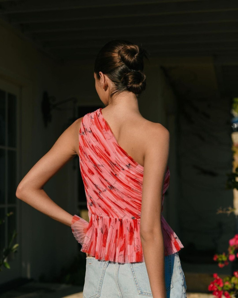 Kiana Carroll featured in  the Hutch Design advertisement for Spring/Summer 2023