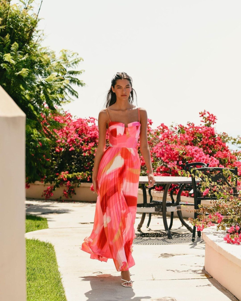 Kiana Carroll featured in  the Hutch Design advertisement for Spring/Summer 2023
