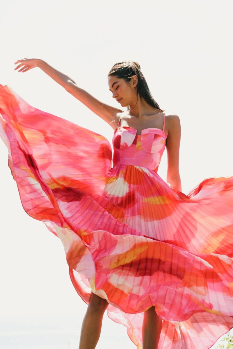 Kiana Carroll featured in  the Hutch Design advertisement for Spring/Summer 2023