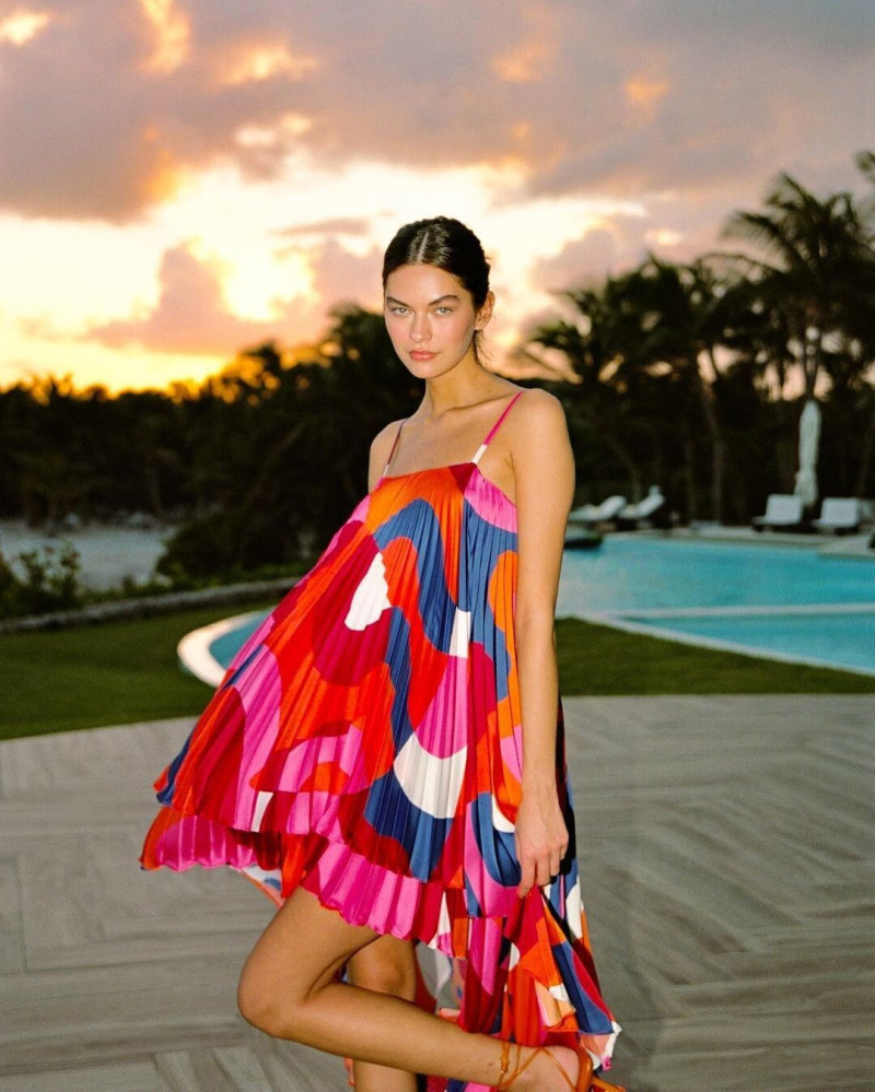 Kiana Carroll featured in  the Hutch Design advertisement for Spring/Summer 2023