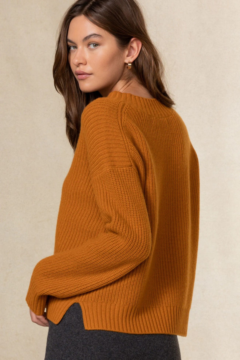 Kiana Carroll featured in  the Naked Cashmere catalogue for Autumn/Winter 2023