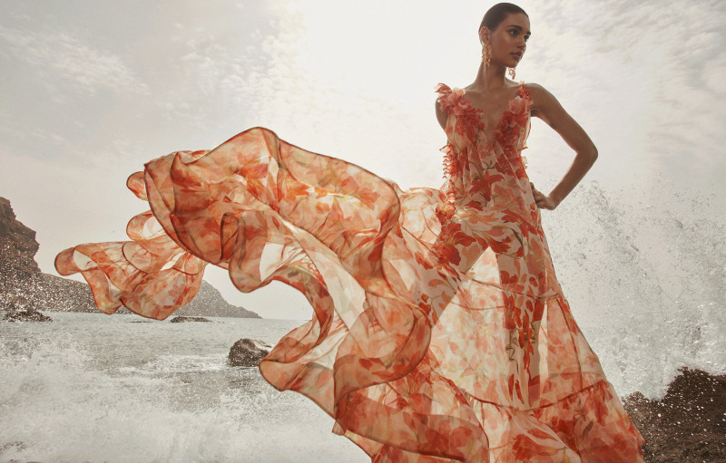 Barbara Valente featured in  the Zimmermann advertisement for Spring/Summer 2024