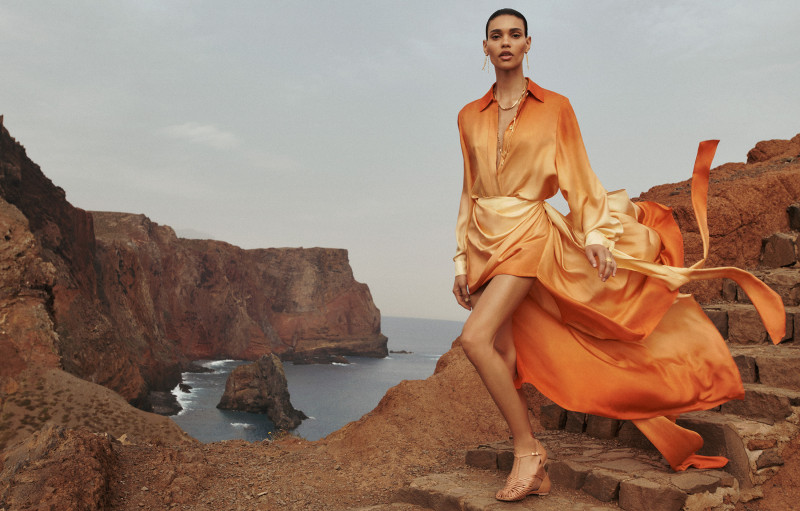 Barbara Valente featured in  the Zimmermann advertisement for Spring/Summer 2024