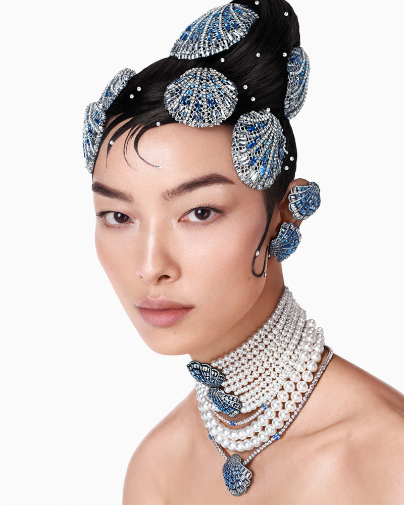Fei Fei Sun featured in  the Swarovski advertisement for Spring/Summer 2024