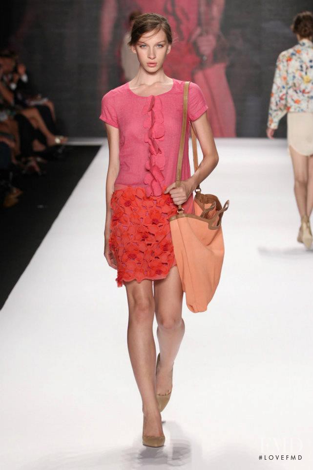 Katrina Hoernig featured in  the Vivienne Tam fashion show for Spring/Summer 2012