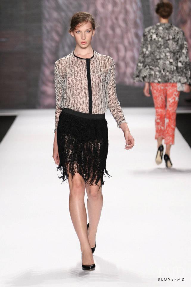 Katrina Hoernig featured in  the Vivienne Tam fashion show for Spring/Summer 2012