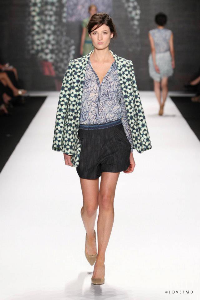 Débora Müller featured in  the Vivienne Tam fashion show for Spring/Summer 2012