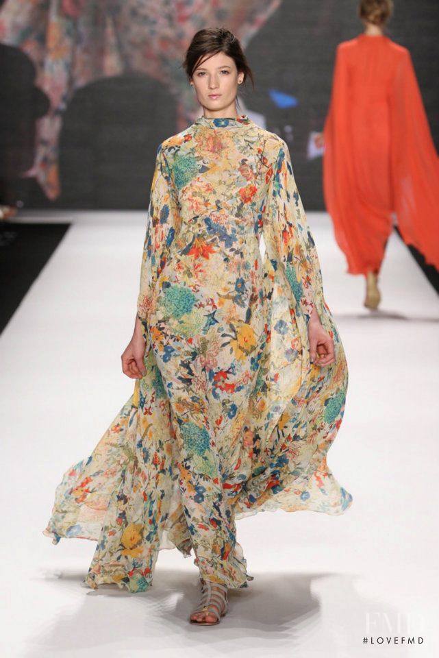 Débora Müller featured in  the Vivienne Tam fashion show for Spring/Summer 2012