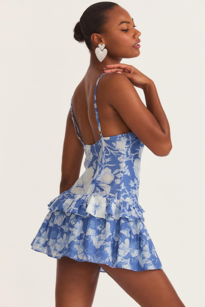 Ange-Marie Moutambou featured in  the LoveShackFancy catalogue for Spring/Summer 2024