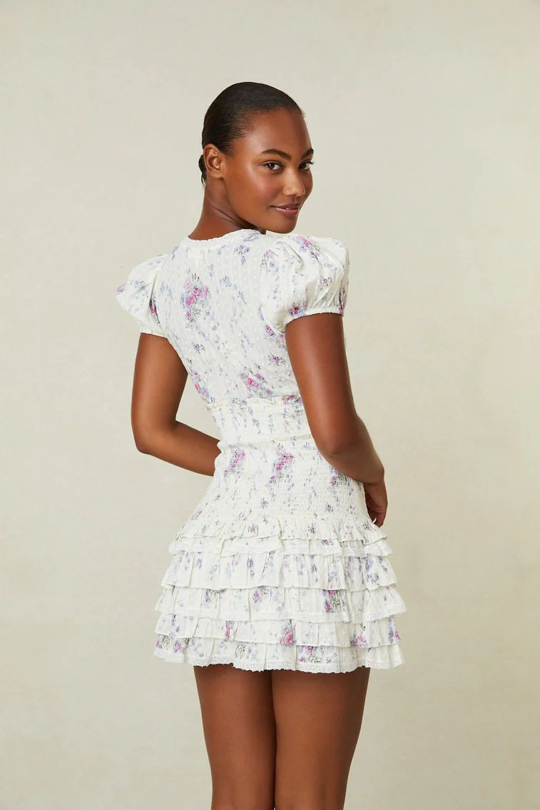 Ange-Marie Moutambou featured in  the LoveShackFancy catalogue for Spring/Summer 2024