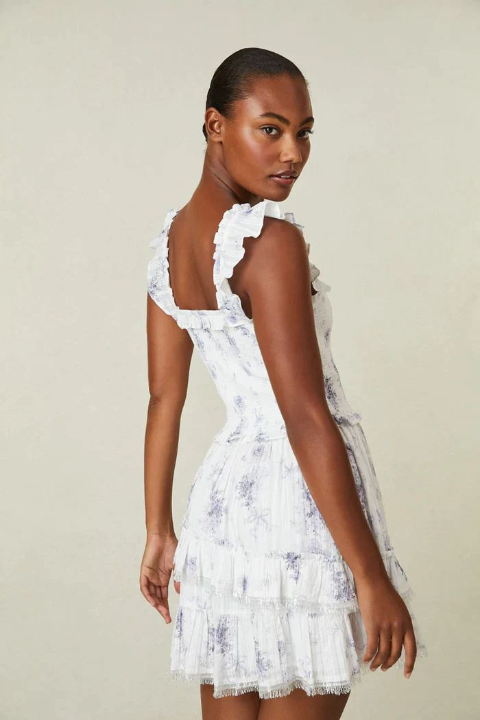 Ange-Marie Moutambou featured in  the LoveShackFancy catalogue for Spring/Summer 2024