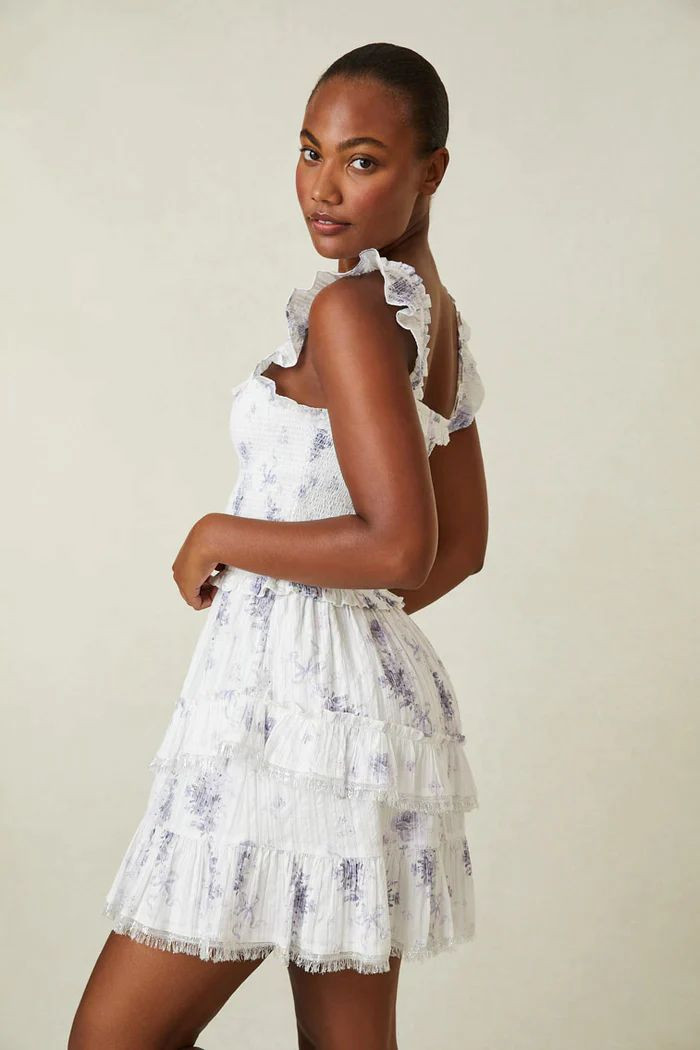 Ange-Marie Moutambou featured in  the LoveShackFancy catalogue for Spring/Summer 2024