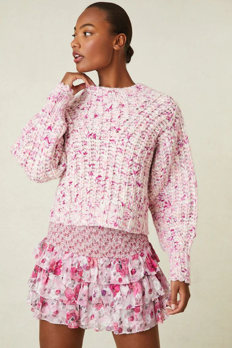 Ange-Marie Moutambou featured in  the LoveShackFancy catalogue for Spring/Summer 2024