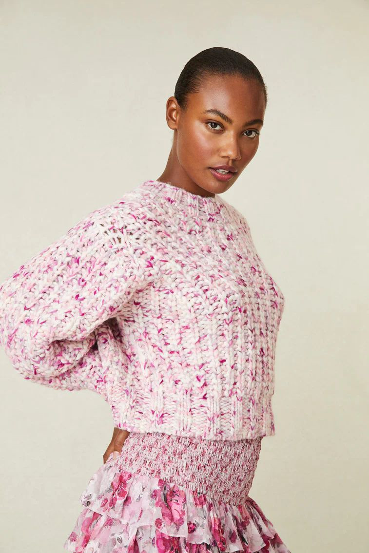 Ange-Marie Moutambou featured in  the LoveShackFancy catalogue for Spring/Summer 2024