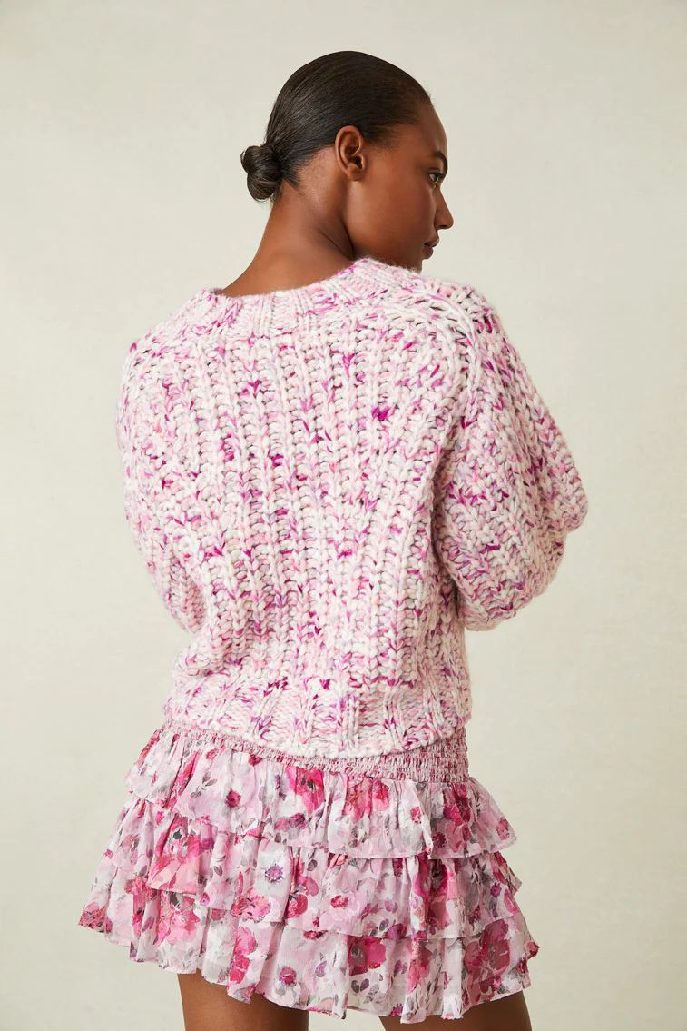 Ange-Marie Moutambou featured in  the LoveShackFancy catalogue for Spring/Summer 2024