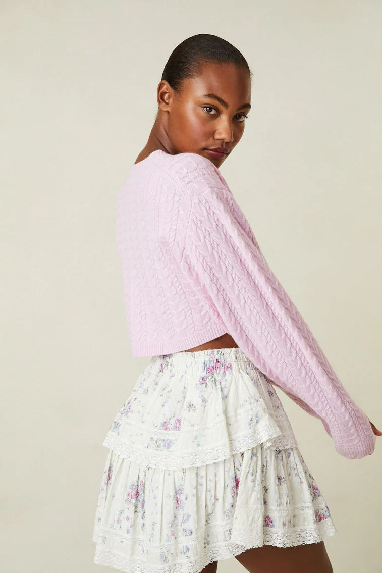 Ange-Marie Moutambou featured in  the LoveShackFancy catalogue for Spring/Summer 2024