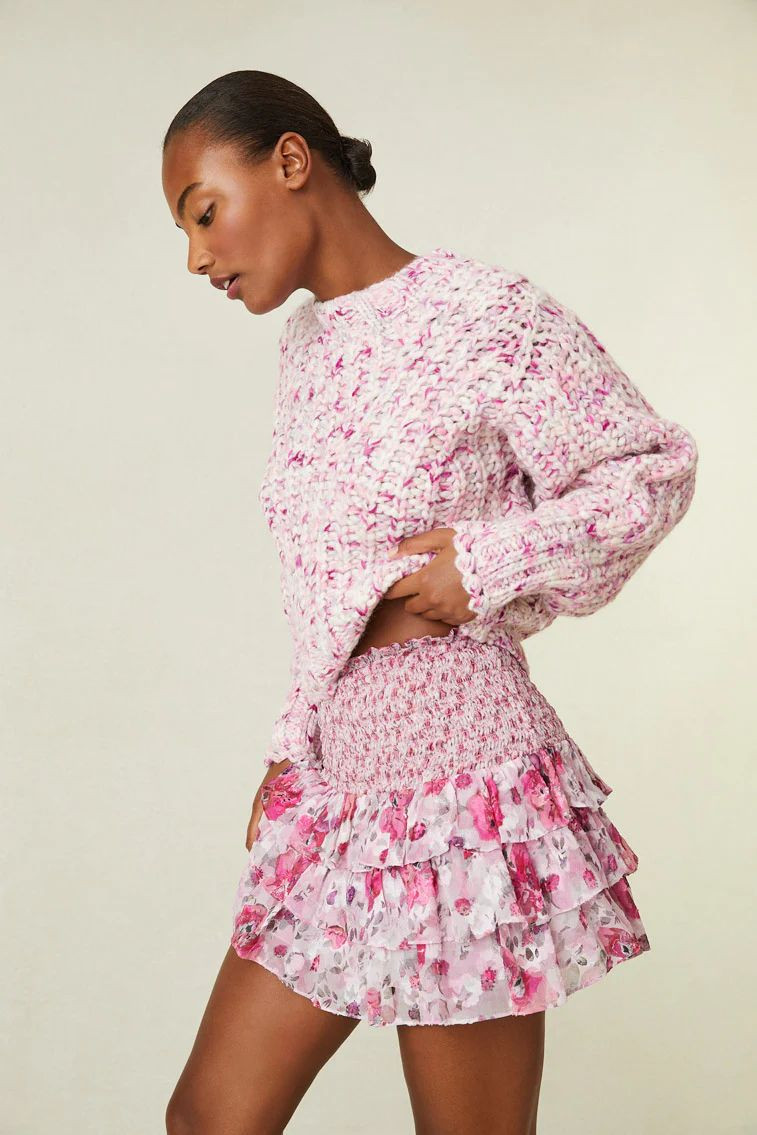 Ange-Marie Moutambou featured in  the LoveShackFancy catalogue for Spring/Summer 2024