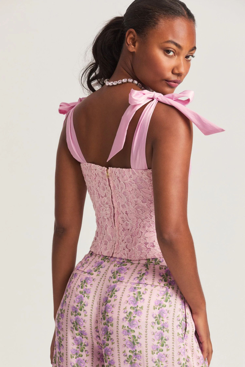 Ange-Marie Moutambou featured in  the LoveShackFancy catalogue for Spring/Summer 2024