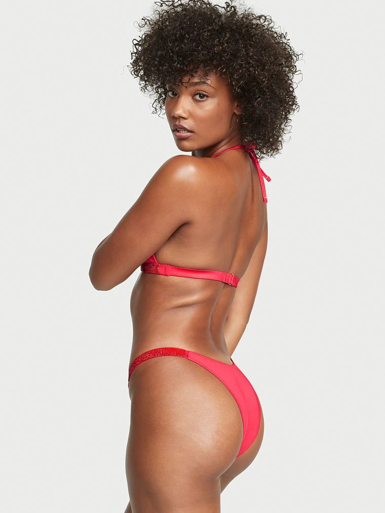 Ange-Marie Moutambou featured in  the Victoria\'s Secret Swim catalogue for Spring/Summer 2023