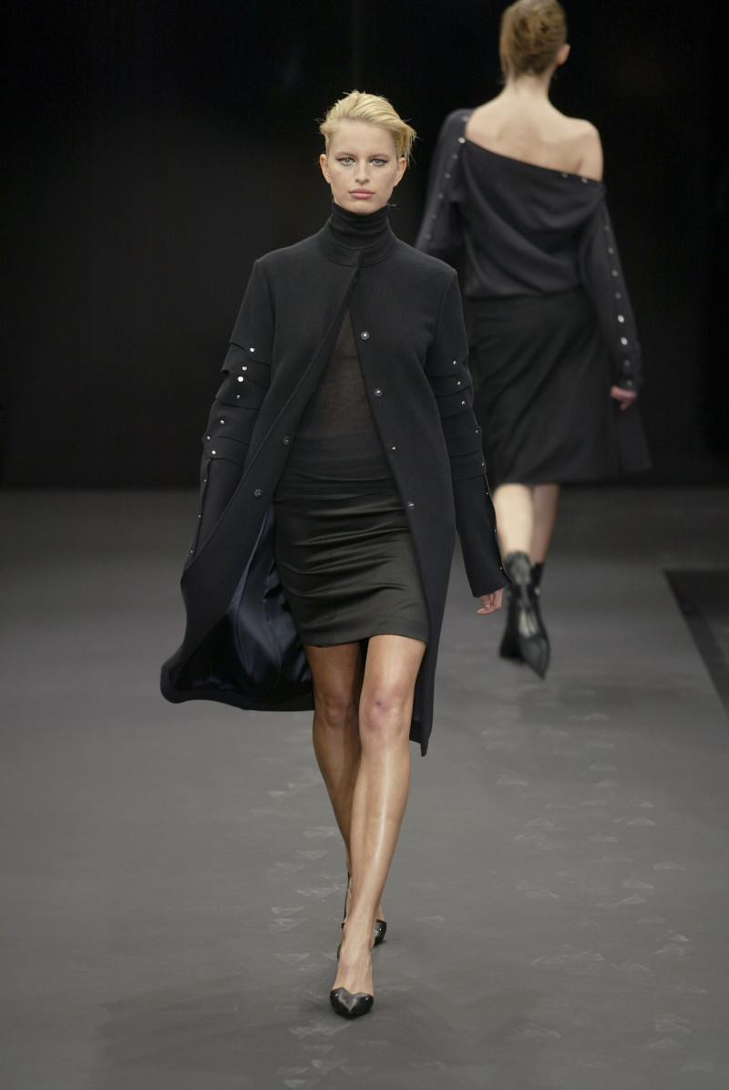 Karolina Kurkova featured in  the Jil Sander fashion show for Autumn/Winter 2003