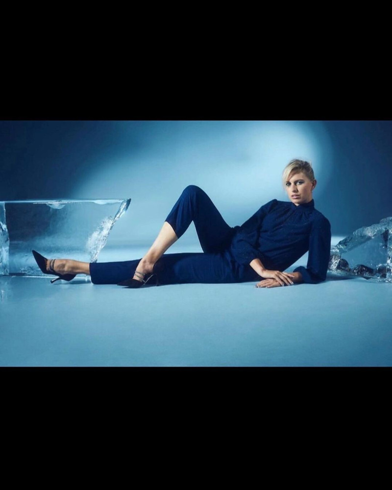 Karolina Kurkova featured in  the Nine West advertisement for Holiday 2023