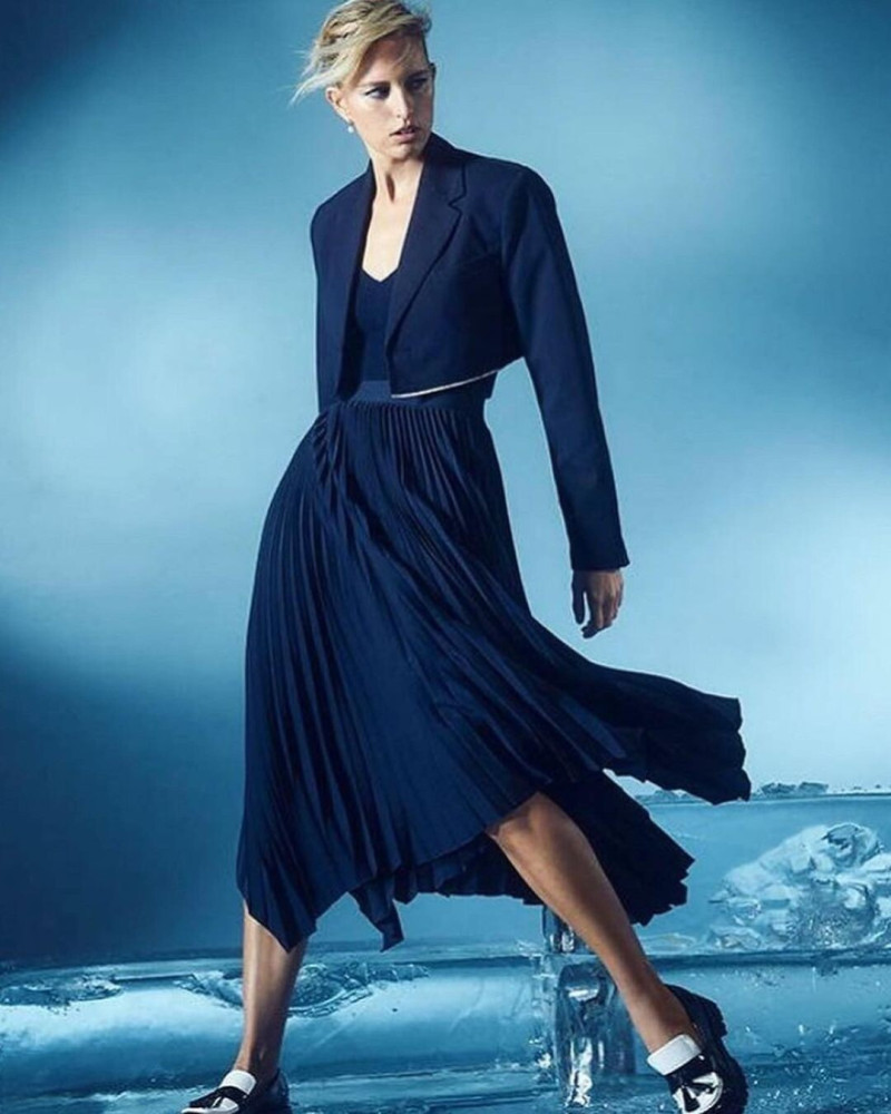 Karolina Kurkova featured in  the Nine West advertisement for Holiday 2023