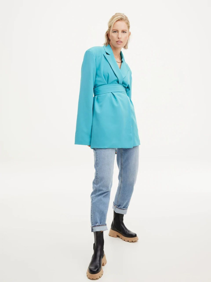 Karolina Kurkova featured in  the About You catalogue for Spring/Summer 2023