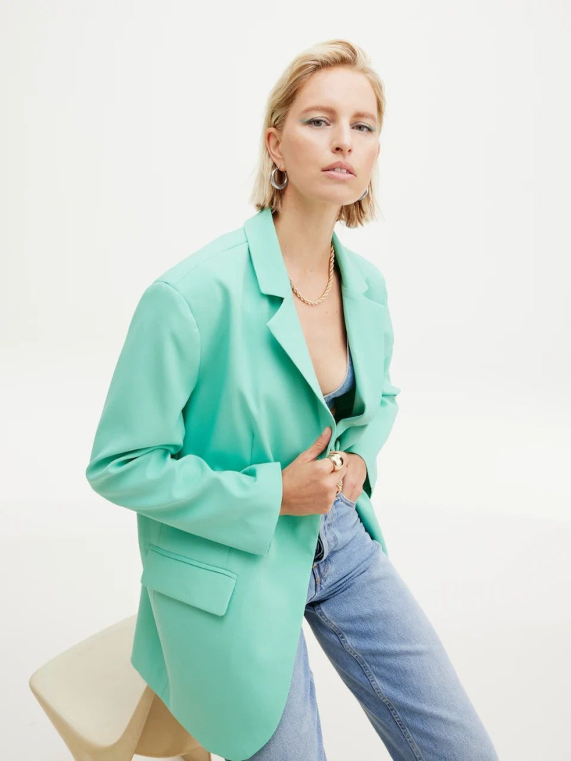 Karolina Kurkova featured in  the About You catalogue for Spring/Summer 2023