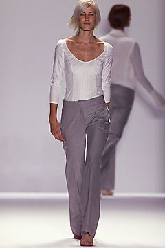 Carolina Herrera fashion show for Spring/Summer 2002