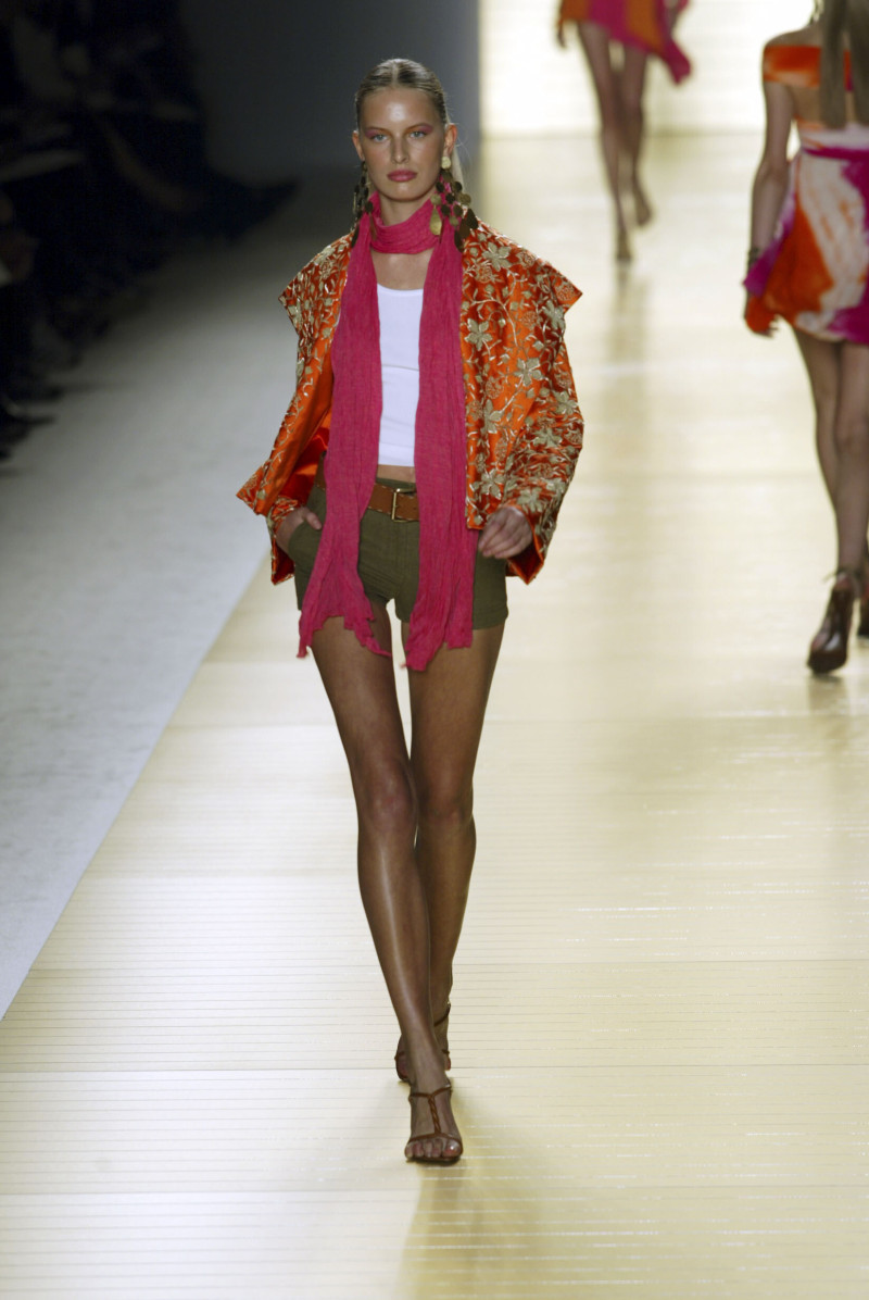 Karolina Kurkova featured in  the Celine fashion show for Spring/Summer 2003