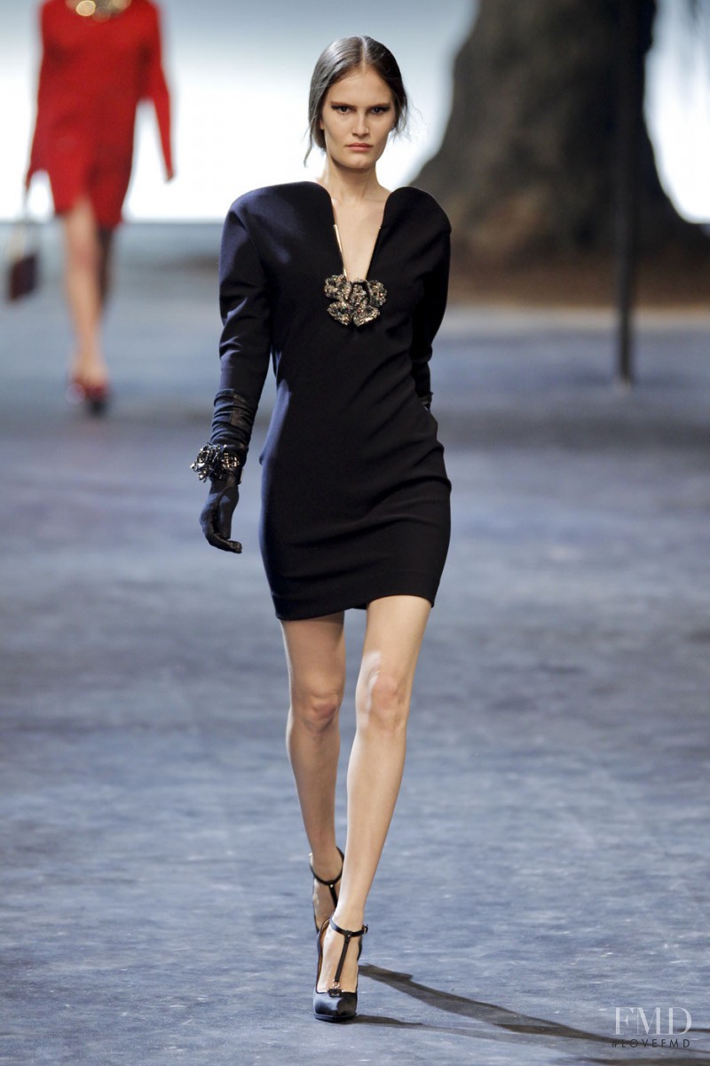 Alla Kostromicheva featured in  the Lanvin fashion show for Autumn/Winter 2011